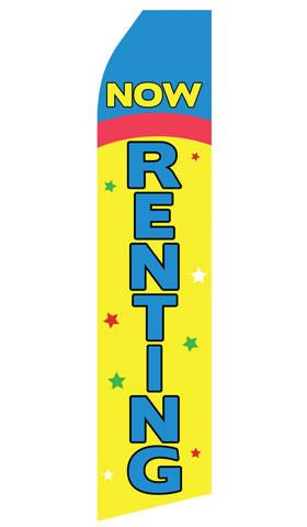 Now Renting Feather Flags | Stock Design - Minuteman Press formely La Luz Printing Company | San Antonio TX Printing-San-Antonio-TX