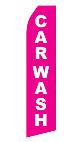 Pink Car Wash Feather Flags | Stock Design - Minuteman Press formely La Luz Printing Company | San Antonio TX Printing-San-Antonio-TX