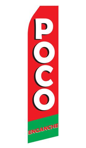 Poco Enganche Feather Flags | Stock Design - Minuteman Press formely La Luz Printing Company | San Antonio TX Printing-San-Antonio-TX
