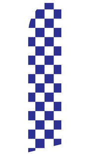 Purple and White Checkered Feather Flags | Stock Design - Minuteman Press formely La Luz Printing Company | San Antonio TX Printing-San-Antonio-TX