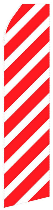 Red Ribbed Feather Flag | Stock Design - Minuteman Press formely La Luz Printing Company | San Antonio TX Printing-San-Antonio-TX