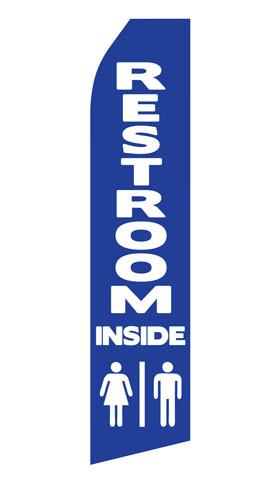 Restroom Inside Feather Flags | Stock Design - Minuteman Press formely La Luz Printing Company | San Antonio TX Printing-San-Antonio-TX