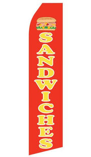 Sandwich Feather Flags | Stock Design - Minuteman Press formely La Luz Printing Company | San Antonio TX Printing-San-Antonio-TX