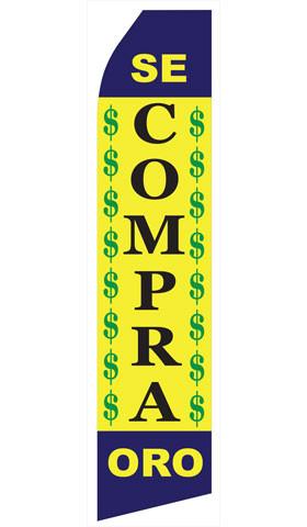 Se Compra Oro Feather Flags | Stock Design - Minuteman Press formely La Luz Printing Company | San Antonio TX Printing-San-Antonio-TX