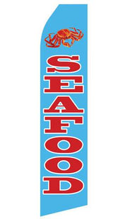 Seafood Feather Flags | Stock Design - Minuteman Press formely La Luz Printing Company | San Antonio TX Printing-San-Antonio-TX