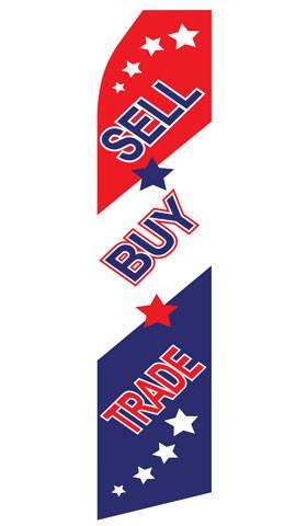 Sell, Buy, Trade Feather Flag | Stock Design - Minuteman Press formely La Luz Printing Company | San Antonio TX Printing-San-Antonio-TX