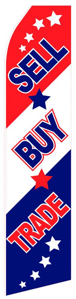 Sell Buy Trade Feather Flag | Stock Designs - Minuteman Press formely La Luz Printing Company | San Antonio TX Printing-San-Antonio-TX