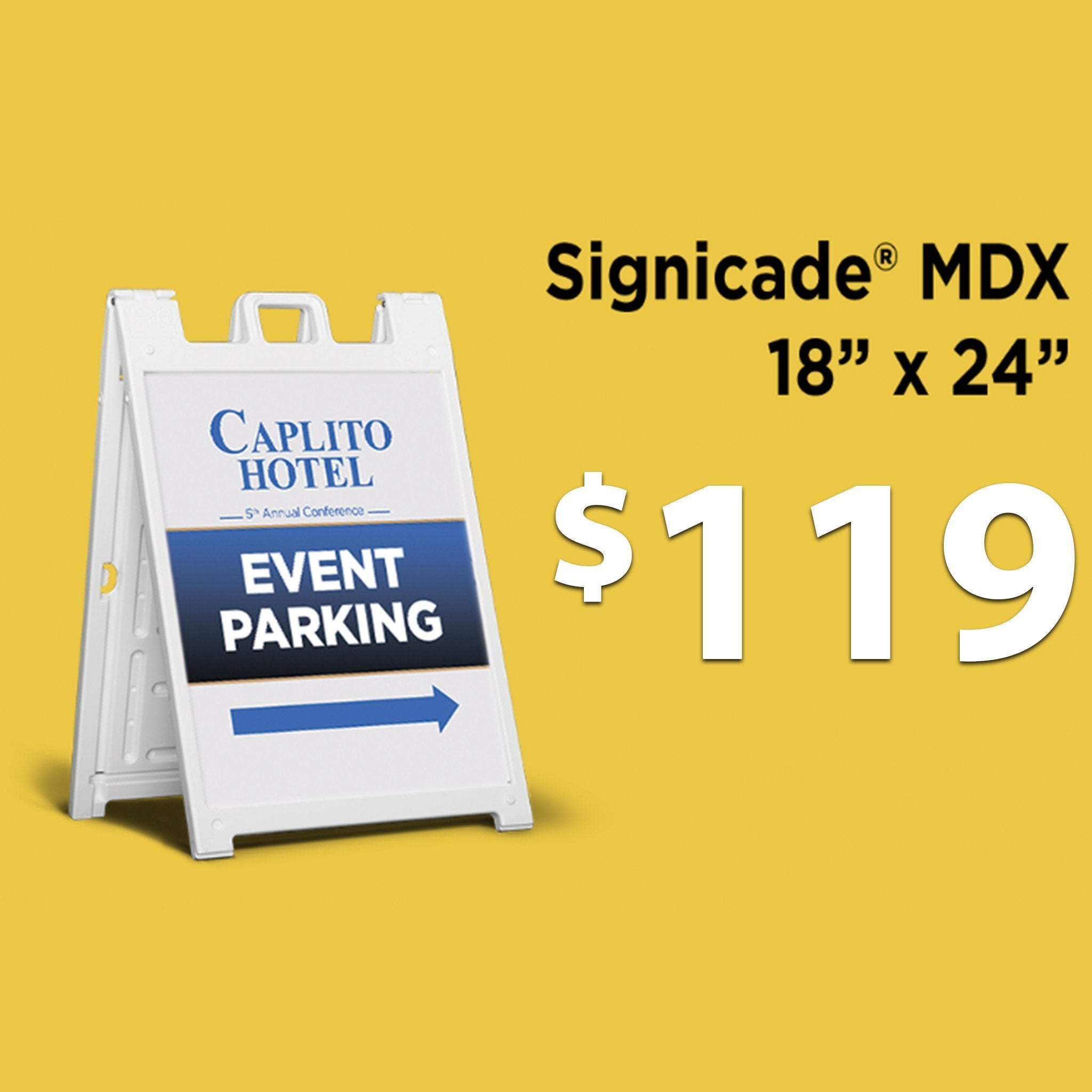 18 x 24 Sidewalk Signs San Antonio TX | Printing Company — Minuteman ...