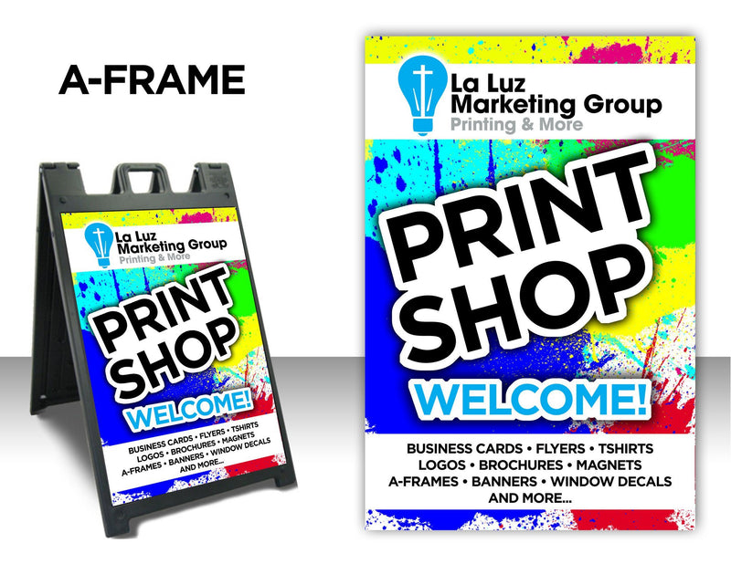 Sidewalk Signs - Minuteman Press formely La Luz Printing Company | San Antonio TX Printing-San-Antonio-TX