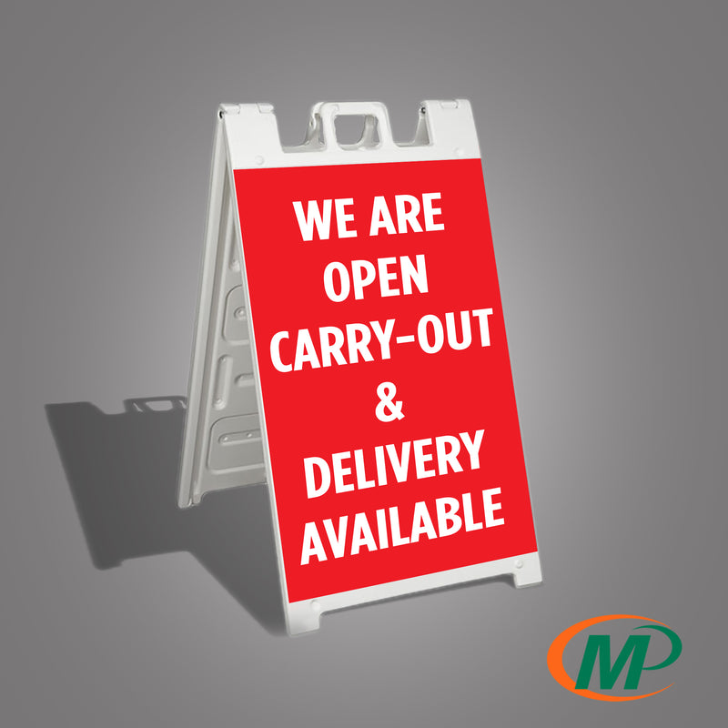 We Are OPEN Sidewalk Signs