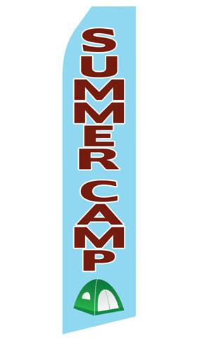 Summer Camp Feather Flag | Stock Design - Minuteman Press formely La Luz Printing Company | San Antonio TX Printing-San-Antonio-TX