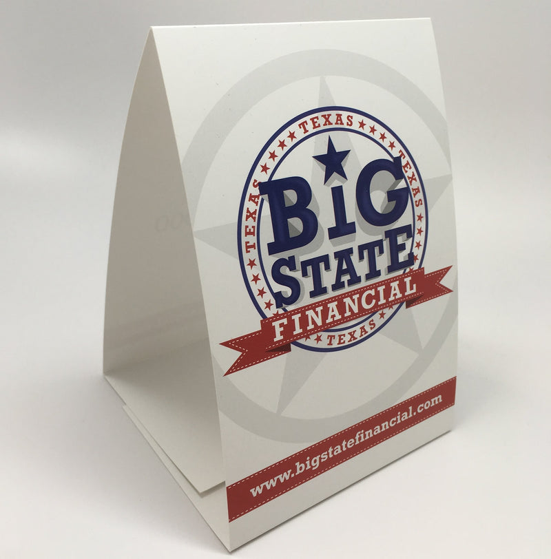 Table Tent Cards - Minuteman Press formely La Luz Printing Company | San Antonio TX Printing-San-Antonio-TX