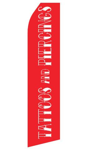 Tattoos and Piercings Feather Flags | Stock Design - Minuteman Press formely La Luz Printing Company | San Antonio TX Printing-San-Antonio-TX