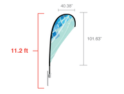 Teardrop Flags - Minuteman Press formely La Luz Printing Company | San Antonio TX Printing-San-Antonio-TX