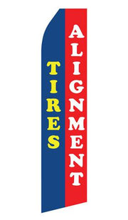 Tire Alignment Feather Flags | Stock Design - Minuteman Press formely La Luz Printing Company | San Antonio TX Printing-San-Antonio-TX
