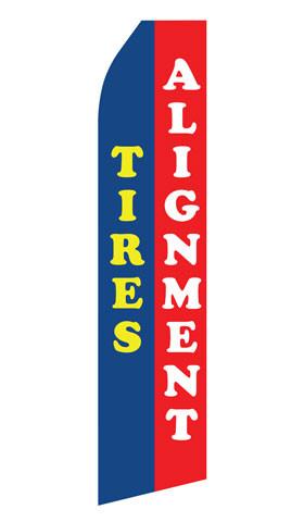 Tire Alignment Feather Flags | Stock Design - Minuteman Press formely La Luz Printing Company | San Antonio TX Printing-San-Antonio-TX
