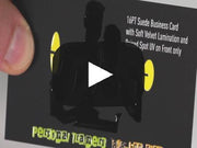 Velvet | Soft Touch | Suede Business Cards w/ Raised Spot UV Front Only - Minuteman Press formely La Luz Printing Company | San Antonio TX Printing-San-Antonio-TX