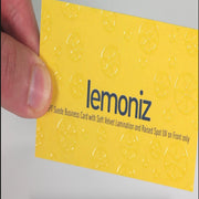 Velvet | Soft Touch | Suede Business Cards w/ Raised Spot UV Front Only - Minuteman Press formely La Luz Printing Company | San Antonio TX Printing-San-Antonio-TX
