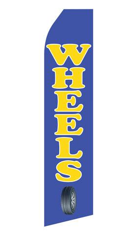 Wheels Feather Flag | Stock Design - Minuteman Press formely La Luz Printing Company | San Antonio TX Printing-San-Antonio-TX