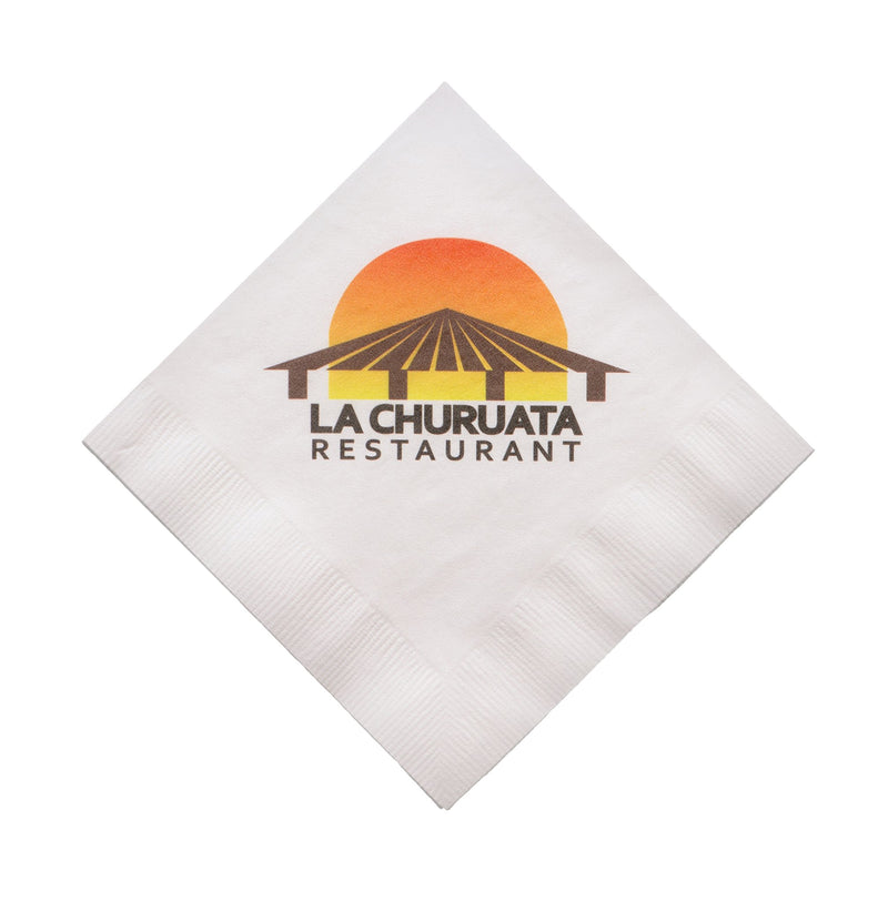 White Beverage Napkins - Minuteman Press formely La Luz Printing Company | San Antonio TX Printing-San-Antonio-TX