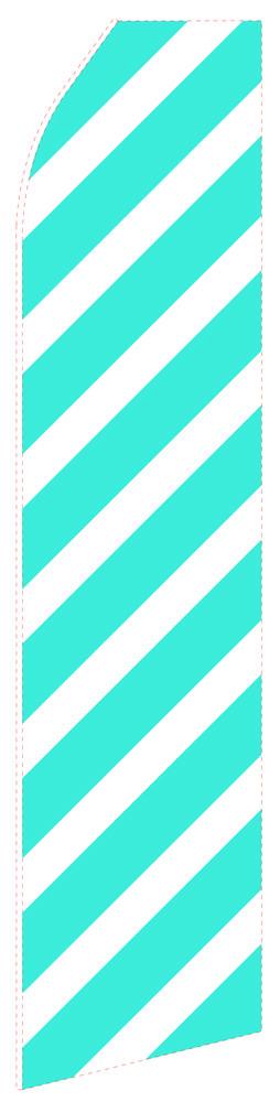 Wide Cyan Ribbon Feather Flag | Stock Design - Minuteman Press formely La Luz Printing Company | San Antonio TX Printing-San-Antonio-TX