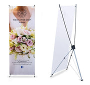 X Style Banner Stand - Minuteman Press formely La Luz Printing Company | San Antonio TX Printing-San-Antonio-TX