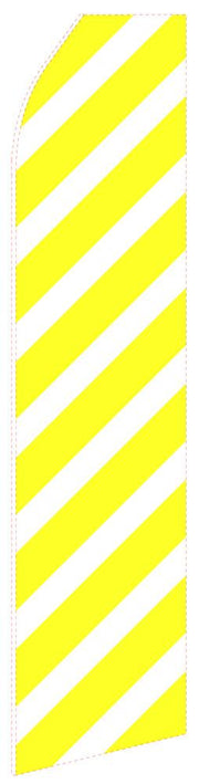 Yellow Striped Feather Flag | Stock Design - Minuteman Press formely La Luz Printing Company | San Antonio TX Printing-San-Antonio-TX