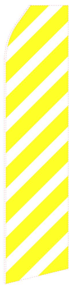Yellow Striped Feather Flag | Stock Design - Minuteman Press formely La Luz Printing Company | San Antonio TX Printing-San-Antonio-TX