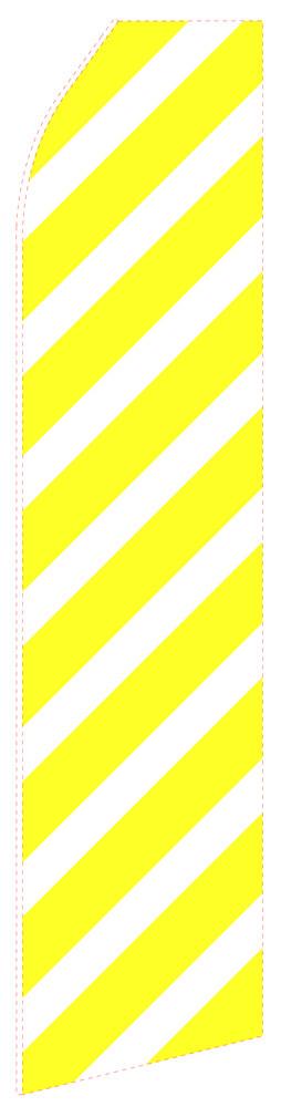 Yellow Striped Feather Flag | Stock Design - Minuteman Press formely La Luz Printing Company | San Antonio TX Printing-San-Antonio-TX